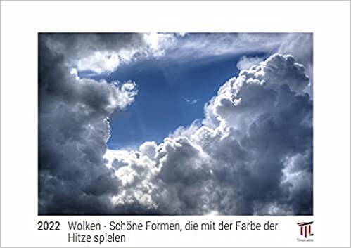 ダウンロード  Wolken - Schoene Formen, die mit der Farbe der Hitze spielen 2022 - White Edition - Timokrates Kalender, Wandkalender, Bildkalender - DIN A4 (ca. 30 x 21 cm) 本