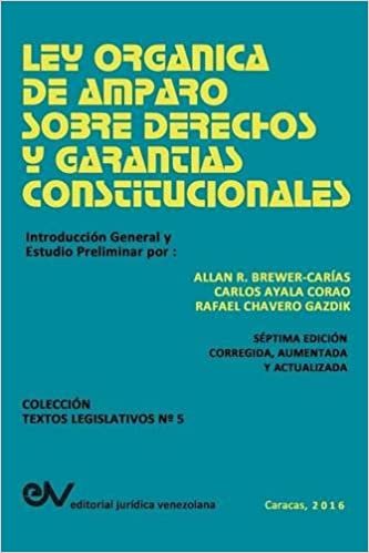 indir LEY ORGANICA DE AMPARO SOBRE DERECHOS Y GARANTIAS CONSTITUCIONALES