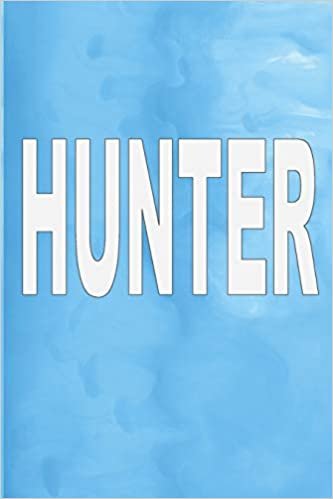 تحميل Hunter: 100 Pages 6&quot; X 9&quot; Personalized Name on Journal Notebook