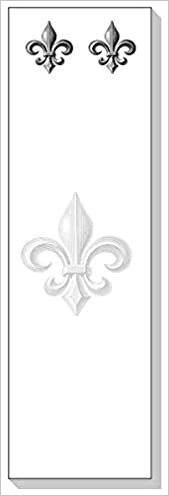  بدون تسجيل ليقرأ Ars Antigua Slim Writing Blocs (Notepads) • Fleurs de Lis • French Engraving 1875 • Two Blocs of 50 Sheets Each - Total of 100 Printed Sheets
