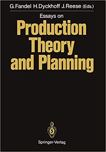 indir Essays on Production Theory and Planning