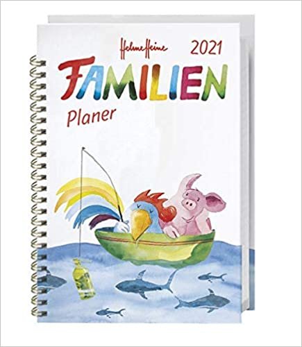 Helme Heine Familienplaner Buch A5 - Kalender 2021 ダウンロード