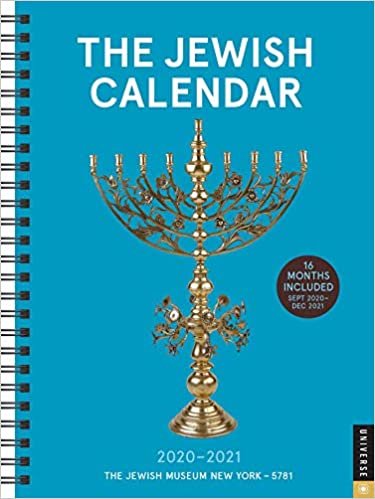 The Jewish Calendar 16-Month 2020-2021 Engagement Calendar: Jewish Year 5781