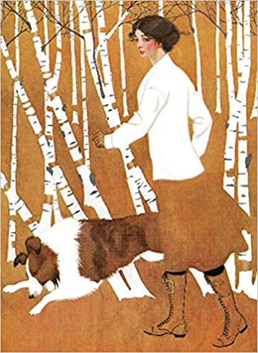 تحميل Birches Notebook: Cover art from Life Magazine, October 28, 1911