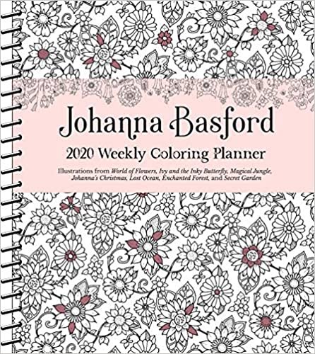 ダウンロード  Johanna Basford 2020 Weekly Coloring Planner Calendar 本