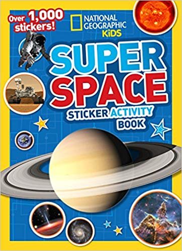 تحميل ملصق صورة ناشونال جيوغرافيك للأطفال Super Space كتاب أنشطة: أكثر من 1000 ملصقات.