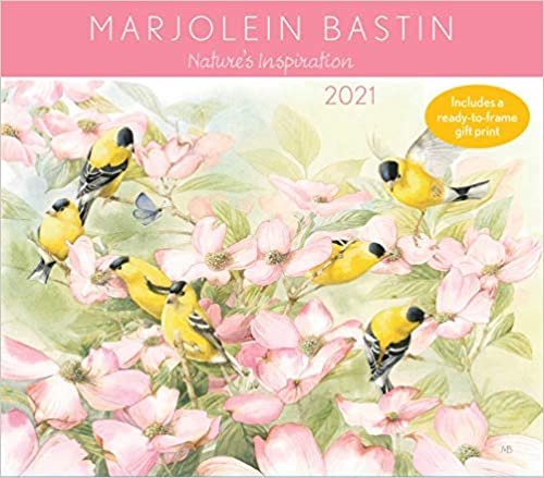 Marjolein Bastin Nature's Inspiration 2021 Deluxe Wall Calendar