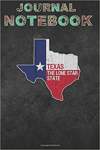 indir Journal Notebook, Composition Notebook: Texas The Lone Star State - Vintage State Lover 7 in x 9 in x 100 Lined and Blank Pages for Notes, To Do Lists, Journal, Soft Cover, Matte Finish