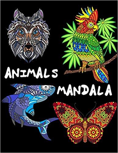 تحميل Animals Mandala: 50 mandala-style coloring animals
