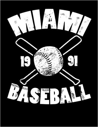 indir Miami Baseball: Vintage and Distressed Miami Baseball Notebook for Baseball Lovers