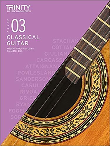 تحميل Trinity College London Classical Guitar Exam Pieces 2020-2023: Grade 3