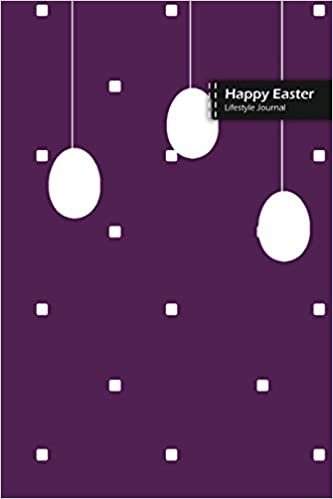 تحميل Happy Easter Lifestyle Journal, Blank Write-in Notebook, Dotted Lines, Wide Ruled, Size (A5) 6 x 9 In (Purple)