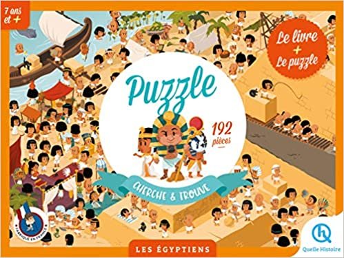 Le grand puzzle Cherche et Trouve - Les égyptiens: Puzzle + Livre (Quelle Histoire) indir