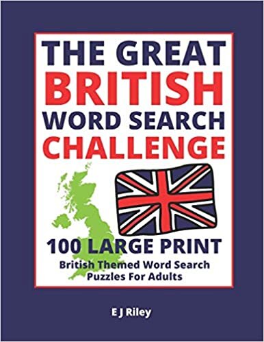 indir The Great British Word Search Challenge: 100 Large Print British Themed Word Search Puzzles For Adults