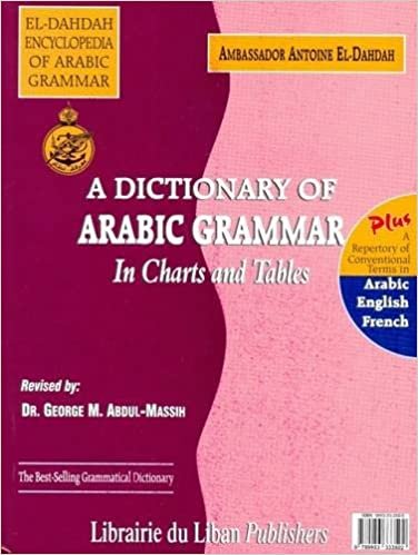 تحميل A Dictionary of Arabic Grammar in Charts and Tables