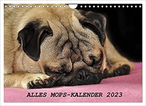 ダウンロード  Alles Mops-Kalender 2023 (Wandkalender 2023 DIN A4 quer): Wunderbare Mopsmotive (Monatskalender, 14 Seiten ) 本