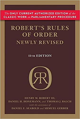 Robert's Rules of Order Newly Revised, 11th edition ダウンロード