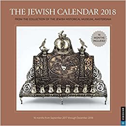 ダウンロード  The Jewish 2017-2018 Wall Calendar: Jewish Year 5778 16 Month Calendar 本