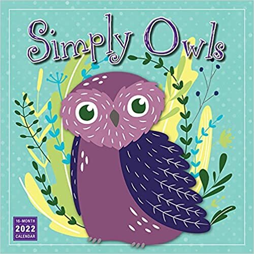 Simply Owls 2022 16-Month Calendar