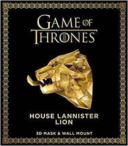 تحميل قناع Game of Thrones: المنزل Lannister Lion (قناع ثلاثي الأبعاد &amp; يثبت على الحائط)