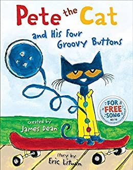 ダウンロード  Pete the Cat and His Four Groovy Buttons (English Edition) 本