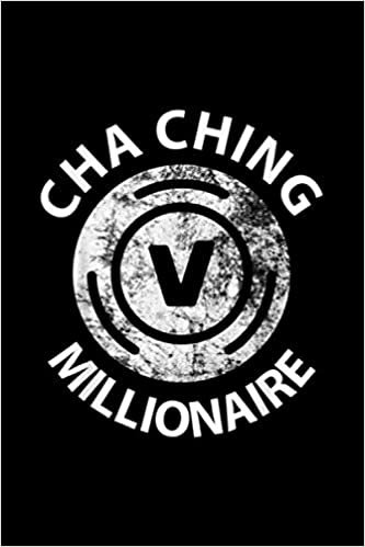 Cha Ching V Bucks Millionaire Funny Gamers Vintage: 120 Wide Lined Pages - 6" x 9" - Planner, Journal, Notebook, Composition Book, Diary for Women, Men, s, and Children indir