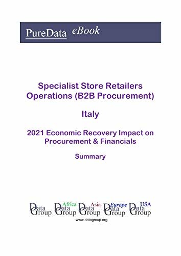 Specialist Store Retailers Operations (B2B Procurement) Italy Summary: 2021 Economic Recovery Impact on Revenues & Financials (English Edition)