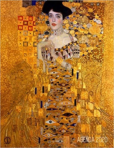 Gustav Klimt Agenda Giornaliera 2020: Ritratto di Adele Bloch-Bauer I - Pianificatore Annuale 2020 - Da Gennaio a Dicembre (12 Mesi) - Art Nouveau - Organizer & Diario