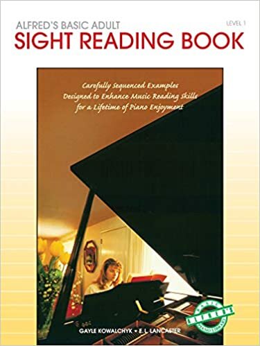 Alfred's Basic Adult Piano Course: Sight Reading Book, Level 1