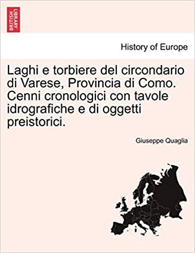 Quaglia, G: Laghi e torbiere del circondario di Varese, Prov indir