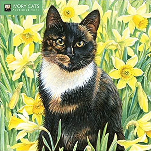 Ivory Cats Mini Wall calendar 2021 (Art Calendar) (Mini Calendar)