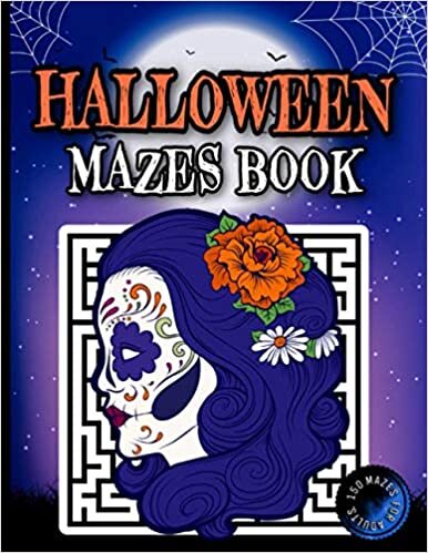indir Halloween Mazes Book: Mazes Book for s, Adults, Senior, Large Print | Gift idea for Halloween.