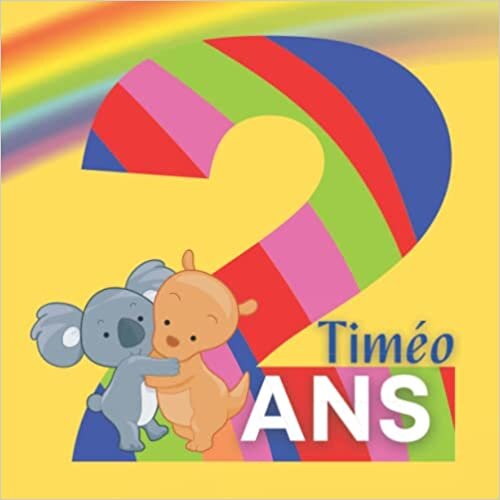 تحميل Timéo 2 ans: Livre d’éveil enfant animaux mignons en couleur (French Edition)