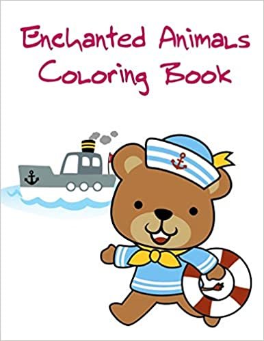 تحميل Enchanted Animals Coloring Book: Cute Christmas Animals and Funny Activity for Kids