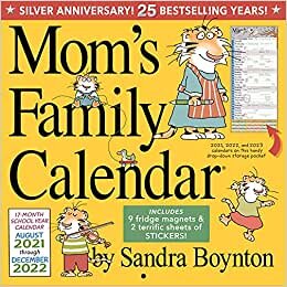 اقرأ Mom's Family Wall Calendar 2022 الكتاب الاليكتروني 
