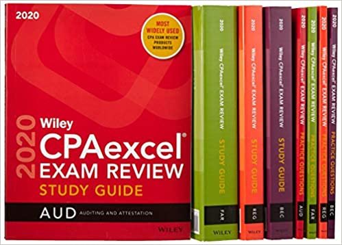 تحميل Wiley CPAexcel Exam Review 2020 Study Guide + Question Pack: Complete Set