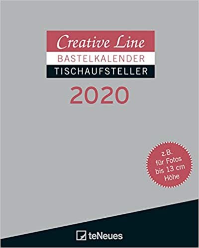 Creative Line Bastelkal. 2020 Tischaufst. hoch indir