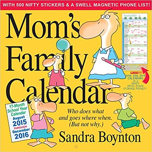 ダウンロード  Mom's Family 17-Month School 2015-2016 Calendar 本