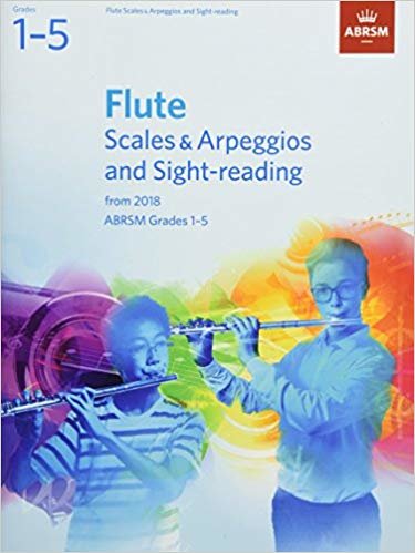 تحميل Flute Scales &amp; Arpeggios and Sight-Reading, ABRSM Grades 1-5: from 2018