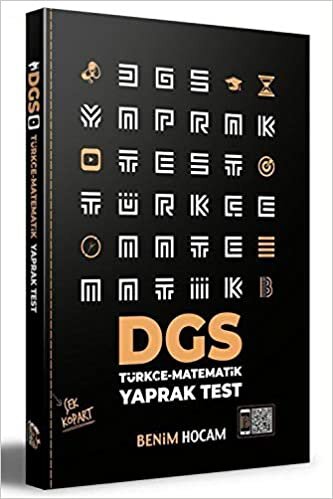 indir 2021 DGS Türkçe - Matematik Çek Kopart Yaprak Test