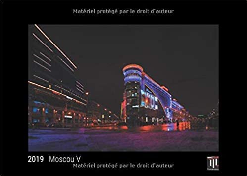 Moscou V 2019 - Édition noire - Calendrier mural Timokrates, calendrier photo, calendrier photo - DIN A3 (42 x 30 cm) indir