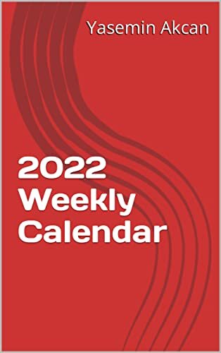 2022 Weekly Calendar (English Edition)