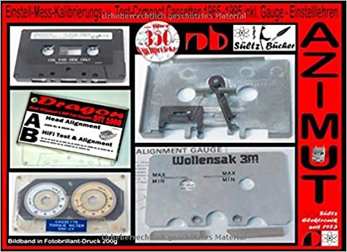 Einstell-Mess-Kalibrierungs- u. Test-Compact Cassetten 1965 -1995 Bildband inkl. Gauge - Einstelllehren: Für Bandlauf, Drehmoment, Geschwindigkeit, Bandzug, Frequenzgang, Eintauchtiefe, Dolbypegel indir