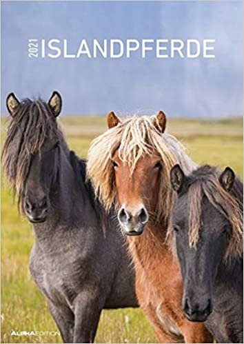 Islandpferde 2021 - Bild-Kalender A3 (29,7x42 cm) - Icelandic Horses - Tier-Kalender - Wandplaner - Alpha Edition indir