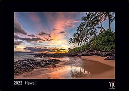 ダウンロード  Hawaii 2022 - Black Edition - Timokrates Kalender, Wandkalender, Bildkalender - DIN A3 (42 x 30 cm) 本