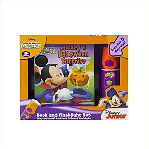 تحميل Disney Junior Mickey Mouse Clubhouse: Mickey&#39;s Halloween Surprise Book and 5-Sound Flashlight Set: Book and Flashlight Set
