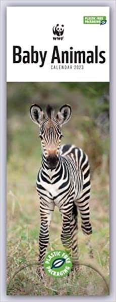 WWF Baby Animals - Tierjunge - Tierbabys 2023: Original Carousel Kalender - Slimline [Mehrsprachig] [Kalender]