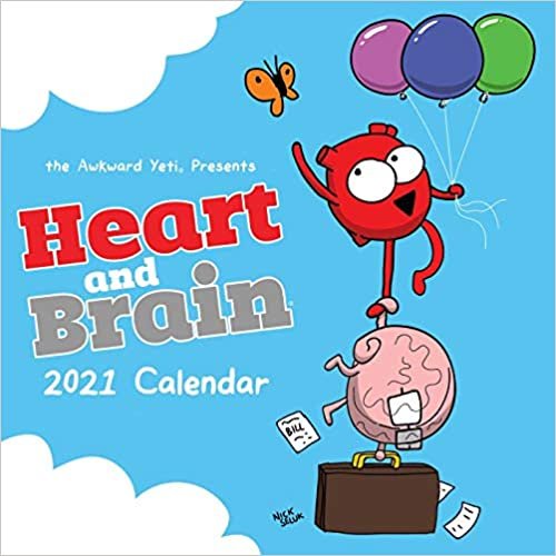 Heart and Brain 2021 Wall Calendar