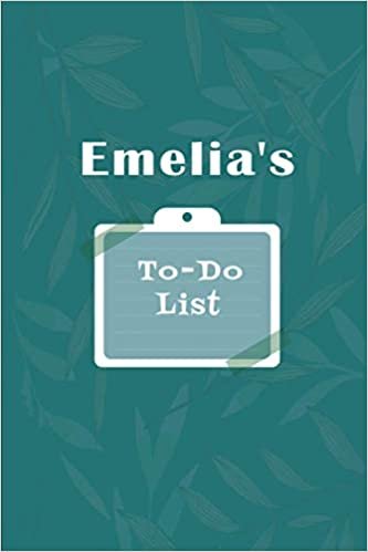 indir Emelia&#39;s To˗Do list: Checklist Notebook | Daily Planner Undated Time Management Notebook