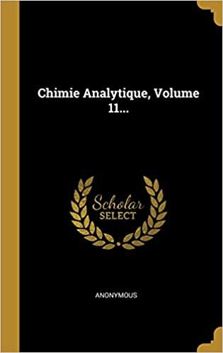 تحميل Chimie Analytique, Volume 11...